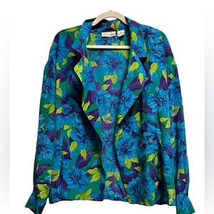Vintage Dana Buchanan 100% Silk Blazer